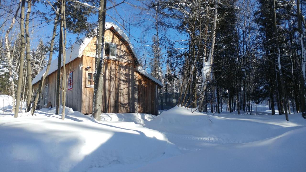 Hebergement Cerfs-Tifie fermette Saint-Félix-d'Otis Buitenkant foto